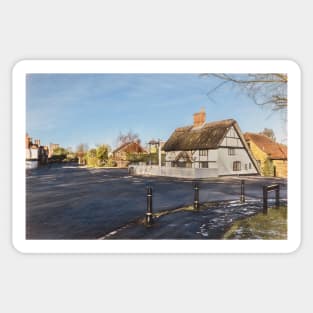 Tidmarsh Village in West Berkshire Sticker